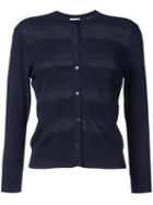 Buttoned Cardigan - Women - Rayon - 38, Blue, Rayon, Estnation
