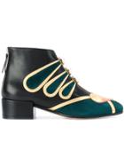 Paula Cademartori Heart Ankle Boots - Black