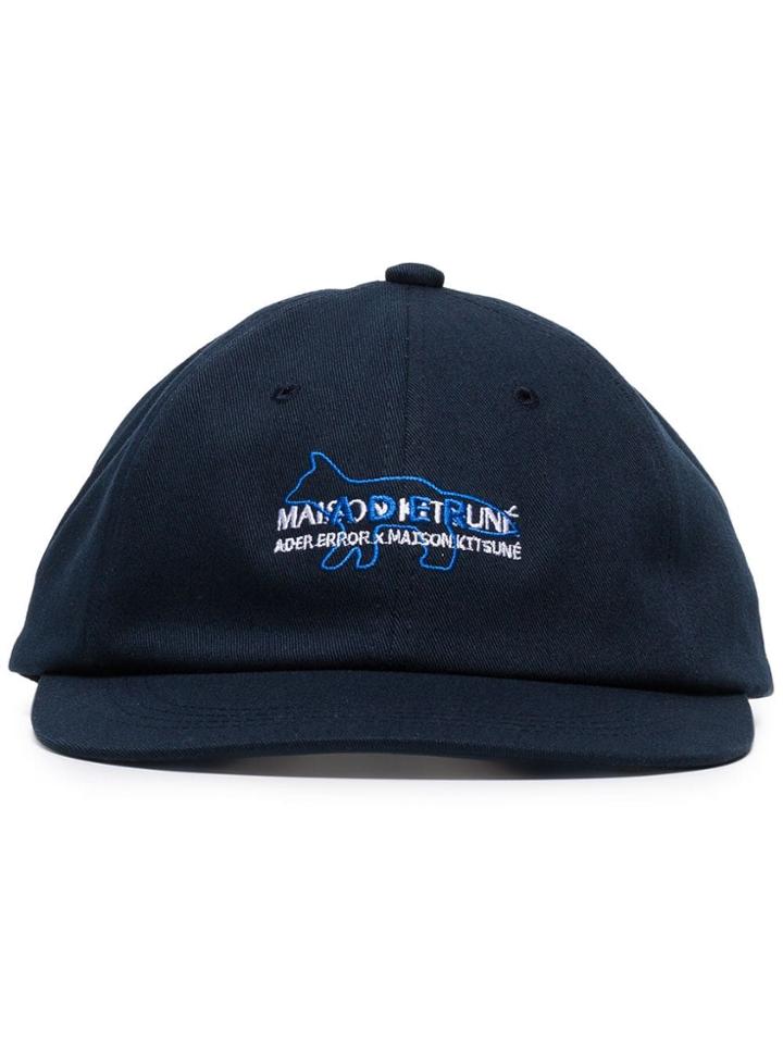 Maison Kitsuné X Ader Baseball Cap - Blue