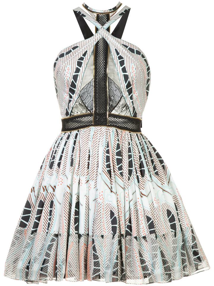 Sophie Theallet - Printed Halter Dress - Women - Silk/cotton - 4, Silk/cotton