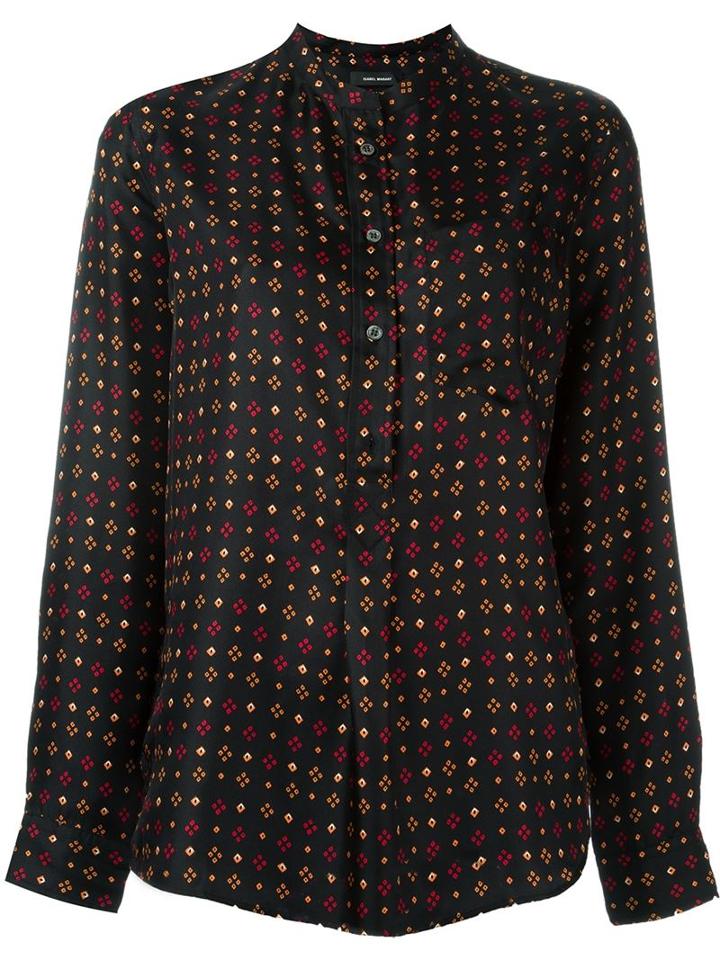 Isabel Marant 'tundra' Blouse, Women's, Size: 40, Black, Silk