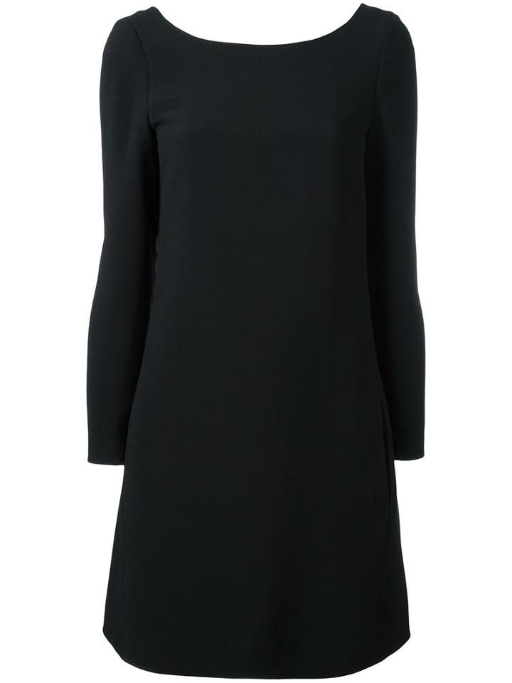 Chloé Scoop Back Dress, Women's, Size: 38, Black, Acetate/viscose/silk
