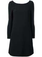 Chloé Scoop Back Dress, Women's, Size: 38, Black, Acetate/viscose/silk