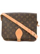 Louis Vuitton Vintage Cartouchiere Gm Monogram Shoulder Bag - Brown
