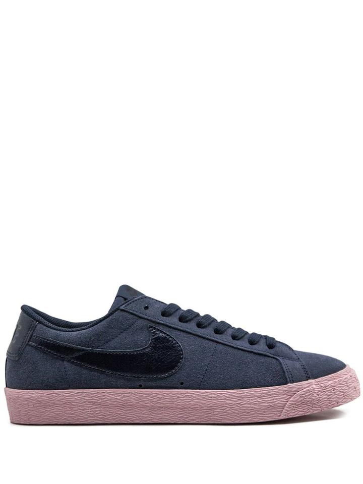 Nike Sb Zoom Blazer Low-top Sneakers - Blue