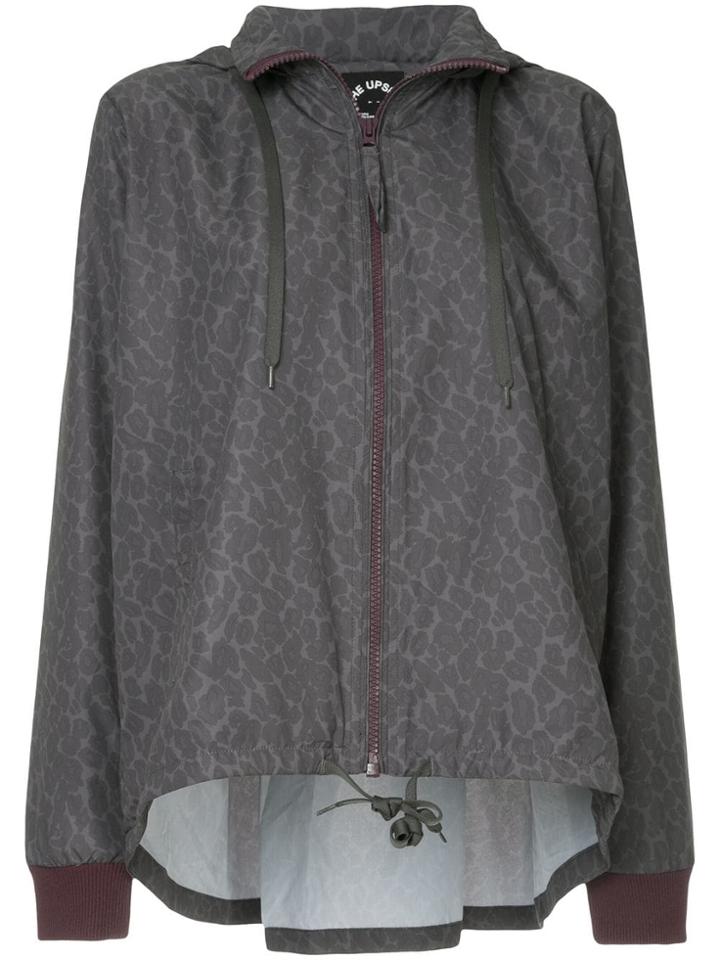 The Upside Leopard-print Jacket - Grey
