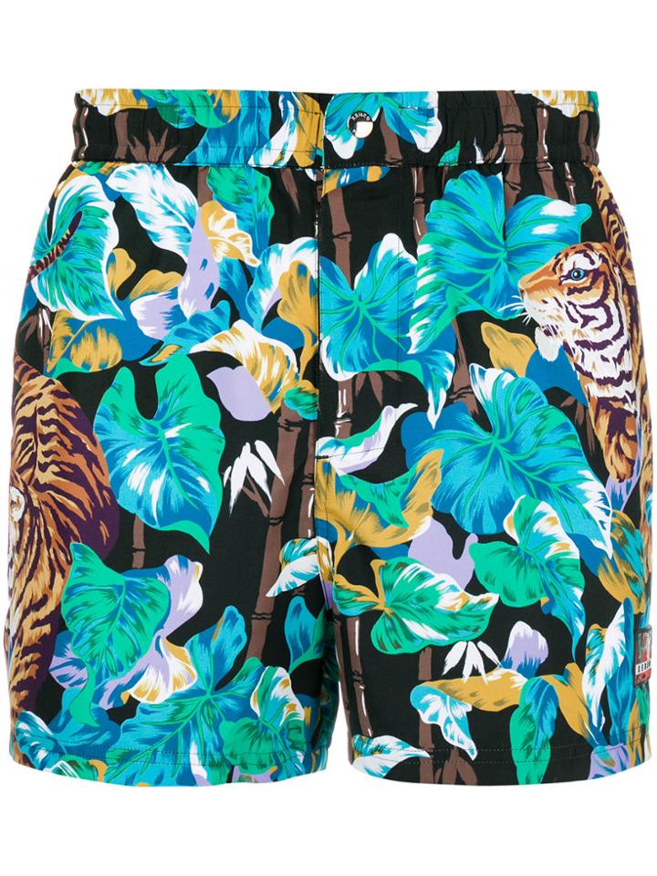 Kenzo Bamboo Tiger Swim Shorts - Multicolour