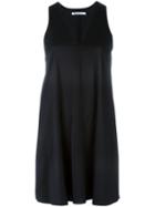 T By Alexander Wang Mini Trapeze Dress, Women's, Size: 4, Black, Silk/spandex/elastane