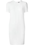 Jil Sander Navy 'mira' Dress, Women's, Size: 40, White, Polyester/acetate/cupro