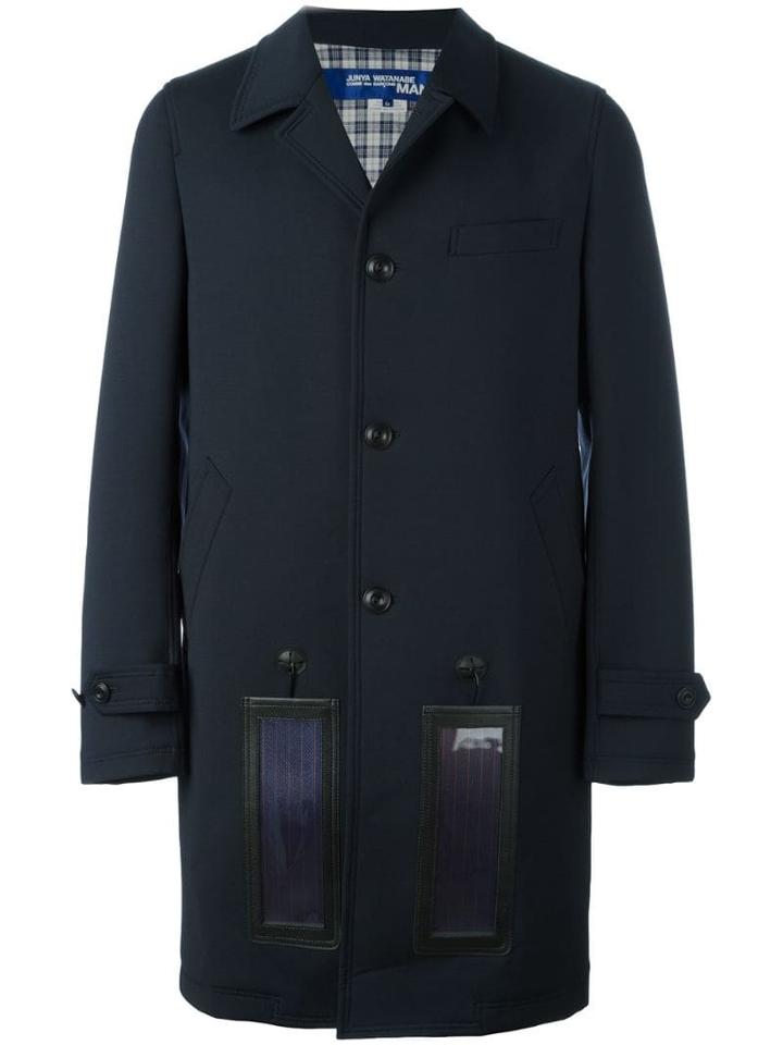 Junya Watanabe Man Solar Panelled Charging Coat - Blue