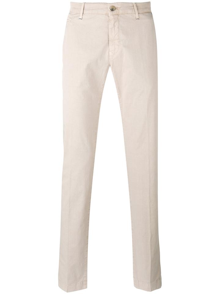 Jacob Cohen - Tapered Jeans - Men - Cotton/elastodiene - 34, Nude/neutrals, Cotton/elastodiene