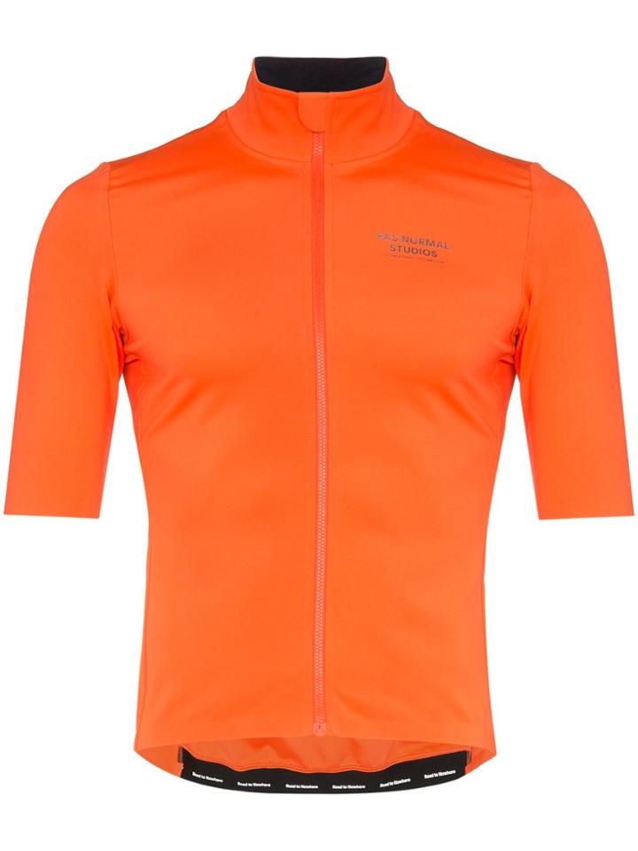 Pas Normal Studios Defend Front-zip T-shirt - Red