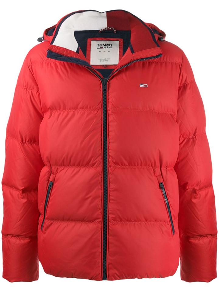 Tommy Jeans Zip-front Padded Jacket - Blue