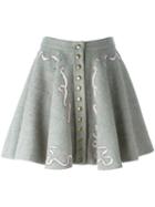 Olympia Le-tan Embellished Full Skirt