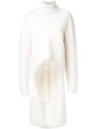 Dion Lee Turtleneck 'circle' Tunic, Women's, Size: 10, White, Merino