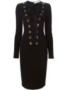 Givenchy Corset Style Dress, Women's, Size: 40, Black, Polyamide/spandex/elastane/viscose