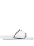 Emporio Armani Logo Slides - White