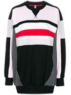 No Ka' Oi Oversized Colour Block Sweatshirt - Black