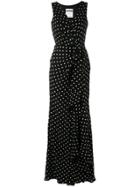 Moschino Polka-dot Gathered Dress - Black