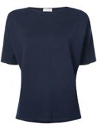 Mansur Gavriel Short Sleeved Sweater - Blue