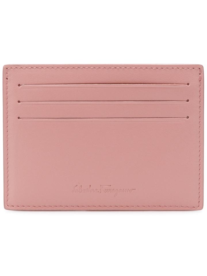 Salvatore Ferragamo Classic Cardholder - Pink & Purple