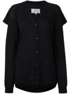 Maison Margiela Draped Back Cardigan - Black