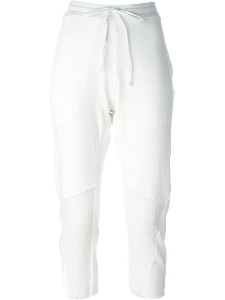 Lost & Found Ria Dunn Sheer Panel Drawstring Cropped Trousers