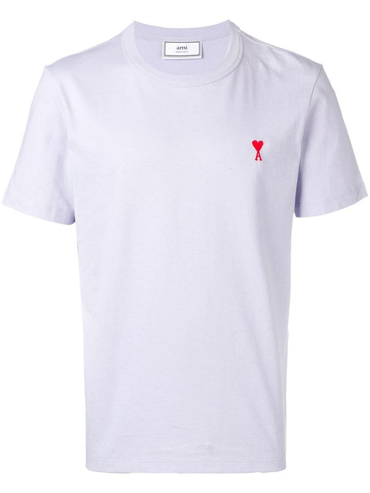 Ami Alexandre Mattiussi Ami De Coeur T-shirt - Purple