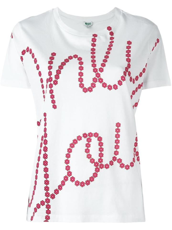 Kenzo 'only You' T-shirt, Women's, Size: Medium, White, Cotton