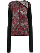 Romeo Gigli Pre-owned 1990s Embroidered Sheer Blouse - Black