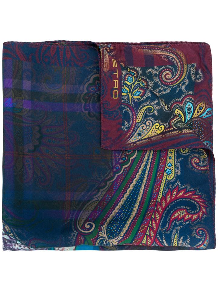 Etro Square Printed Scarf - Multicolour