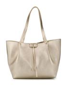 Patrizia Pepe Medium Shopping Bag - Gold