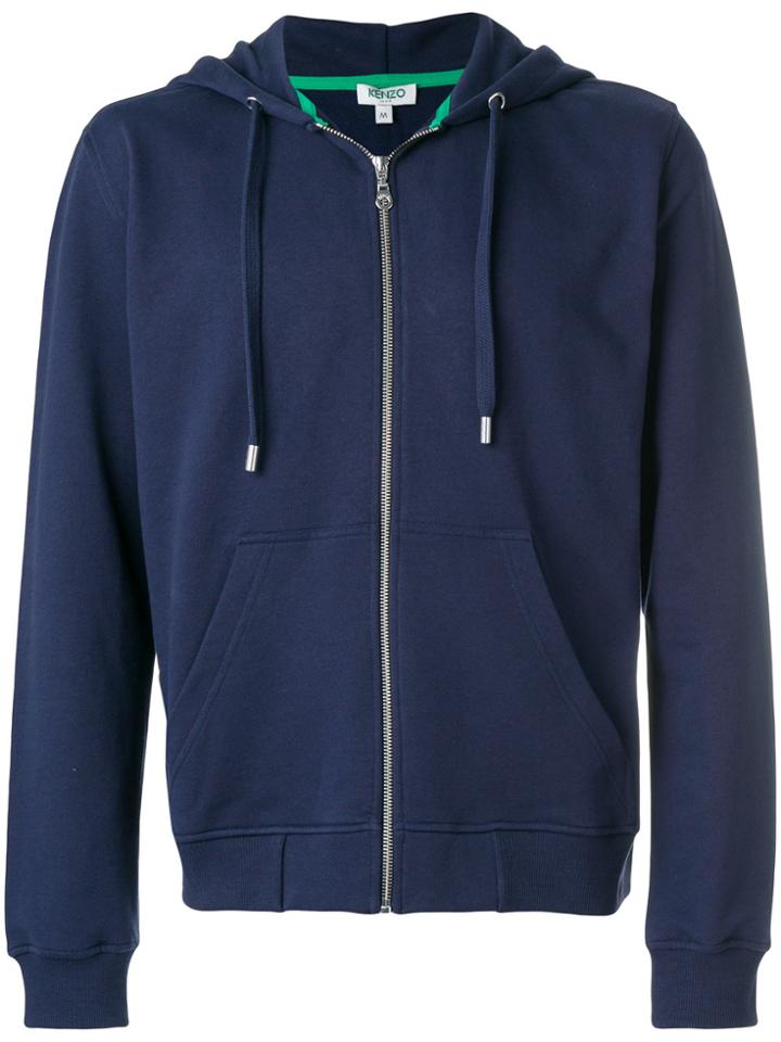 Kenzo Tiger Zipped Hoodie - Blue