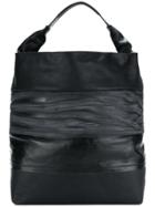 Rick Owens Creased Effect Tote - Black