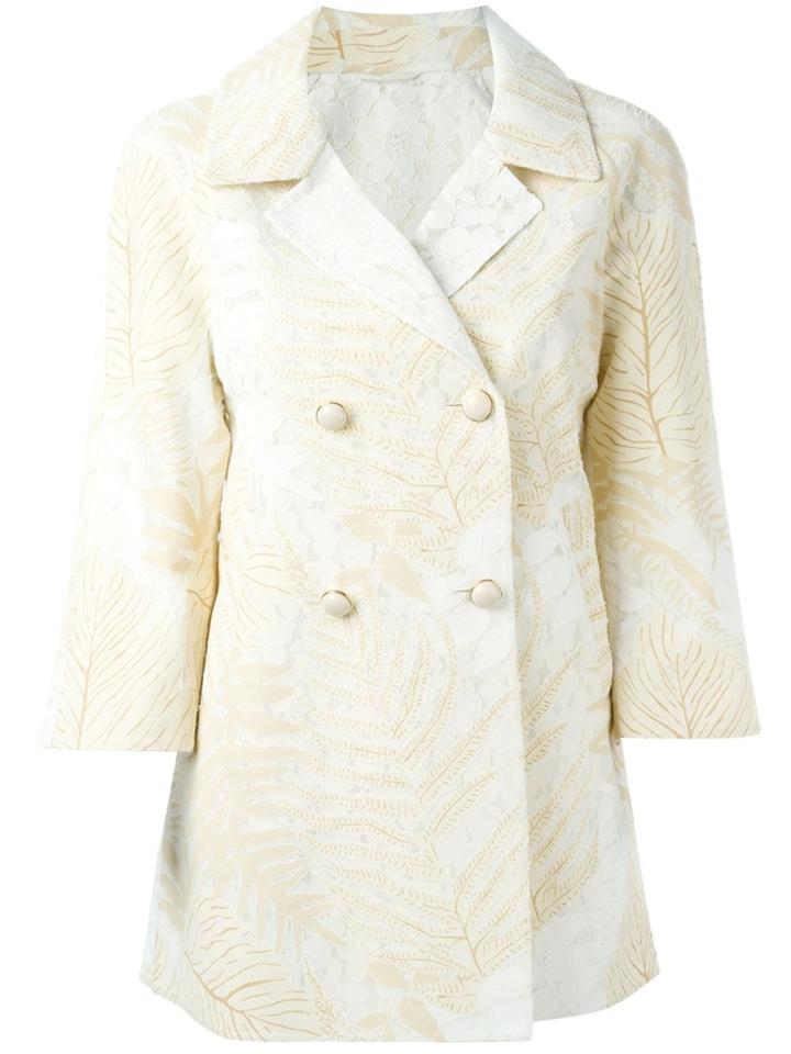 Ermanno Scervino Double Breasted Blazer - Nude & Neutrals