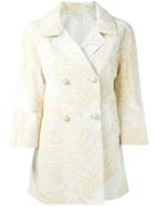 Ermanno Scervino Double Breasted Blazer - Nude & Neutrals