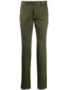 Z Zegna Slim Fit Tailored Trousers - Green