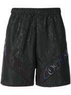 Cottweiler Logo Panelled Swimming Shorts - Black