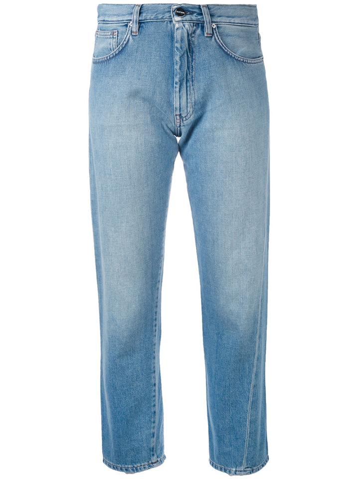 Toteme - Original Cropped Jeans - Women - Cotton - 26, Blue, Cotton