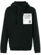 Maison Margiela Stereotype Patch Hoodie - Black