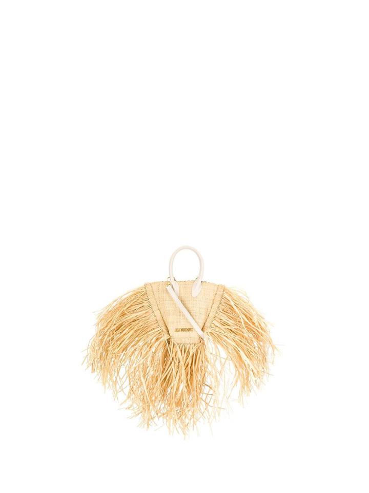 Jacquemus Fringe Tote Bag - Neutrals