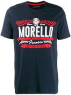 Frankie Morello Printed Logo T-shirt - Blue