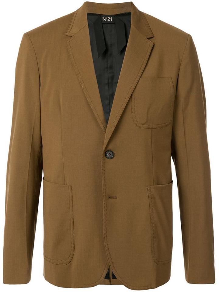 Nº21 Classic Fitted Blazer - Brown