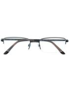 Giorgio Armani - Square-frame Glasses - Men - Acetate/metal - 54, Black, Acetate/metal
