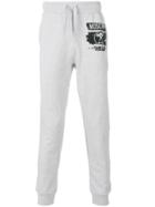 Moschino Question Mark Logo Tracksuit Bottoms - Grey