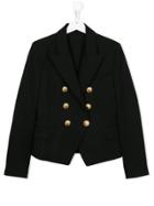 Balmain Kids Military Blazer - Black