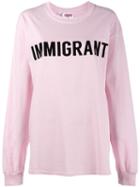 Ashish Immigrant T-shirt, Women's, Size: Small, Pink/purple, Cotton