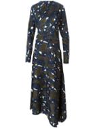 Marni Draped Dress In Tussah Silk