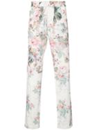 Loewe Floral Print Trousers - Multicolour