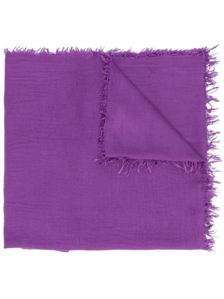 Fabiana Filippi Fringed Scarf - Purple